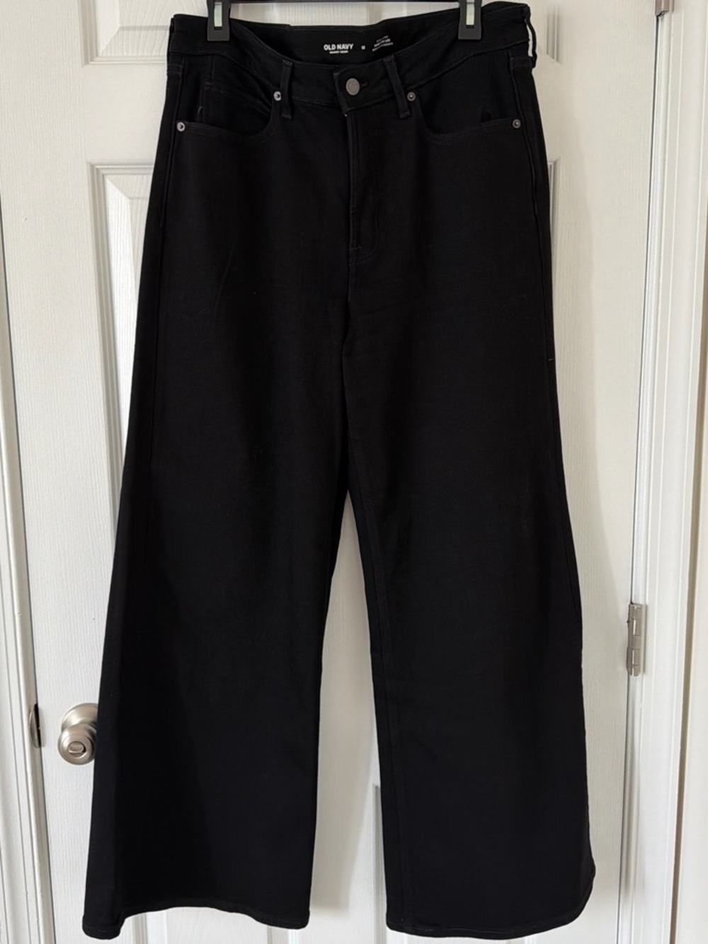 Old Navy extra high rise super wide-leg jeans
